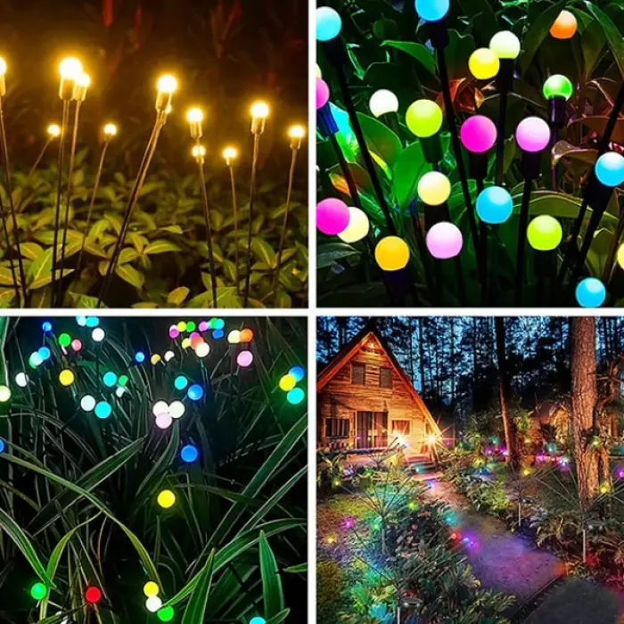 8 Ledli Solar Ateş Böceği Çiçek Lamba