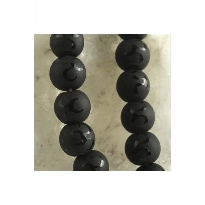 8 mm 3 Hilal Orjinal Onix Taşı