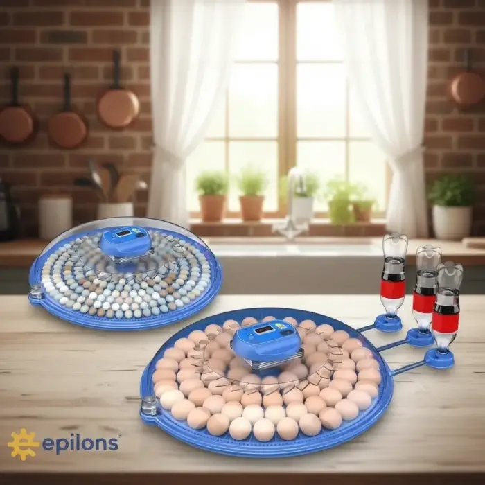 80 ve 240 Kapasiteli Fonksiyonel Tam Otomatik Kuluçka Papağan Mini Kuş Tavuk Kaz Ördek Uyumlu