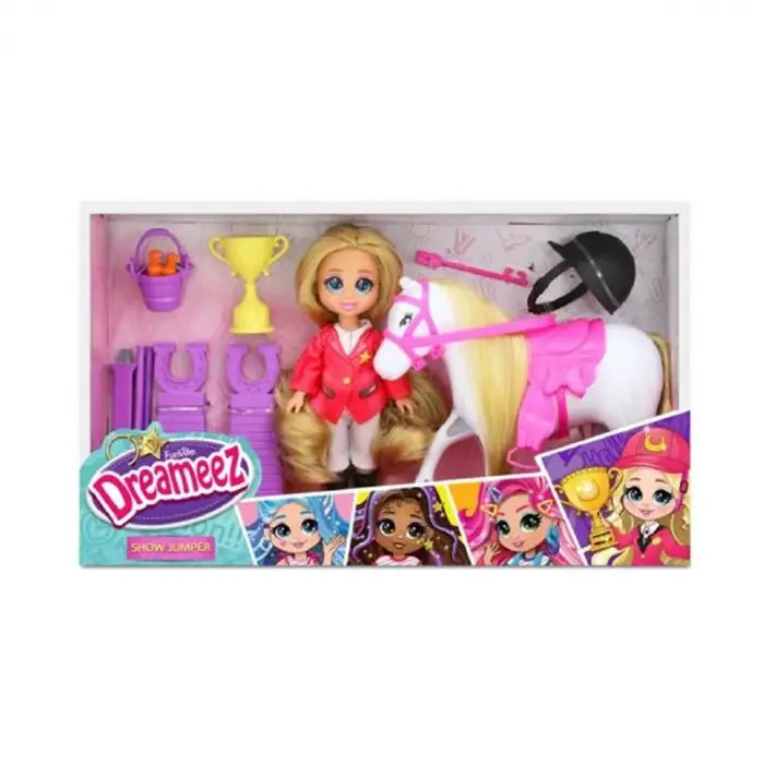 81108 SUN-FNV-MNK-BBK DREAMEEZ MİNİ AT BİNİCİ BEBEK SET
