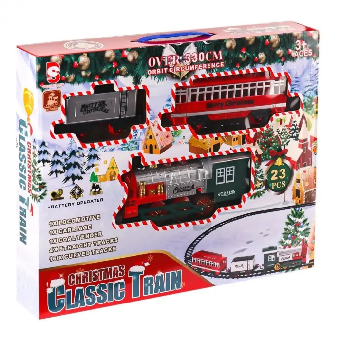 8513A Işıklı Dumanlı Yılbaşı Tren Seti