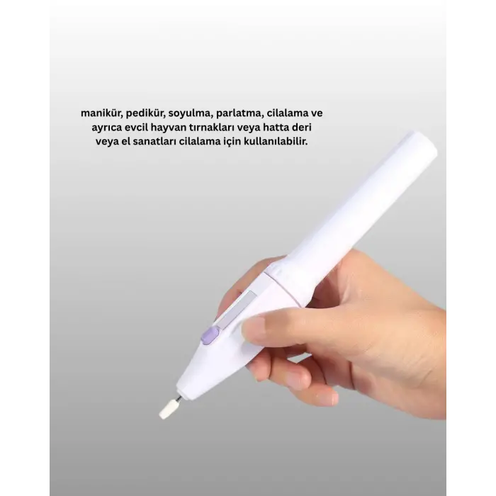 ABS Gövdeli Sessiz Tırnak Matkap Seti – Ayarlanabilir Hız ve Uzun Ömürlü Kullanım