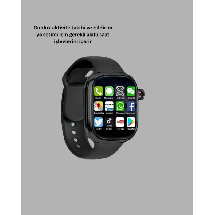 Adımsayar Ve Nabız Ölçerli Sım Kartlı Akıllı Saat