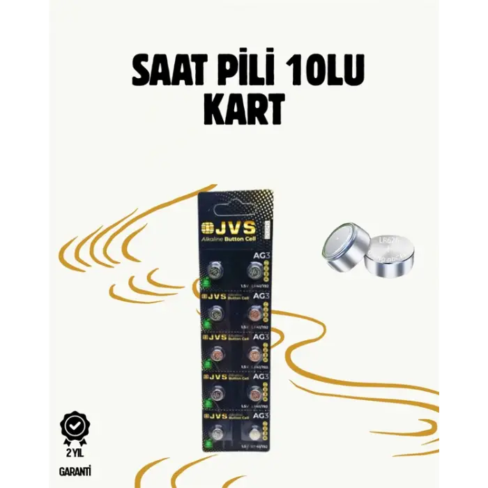 AG3 Tipi Mini Pil - Saat ve Oyuncak İçin Uygun