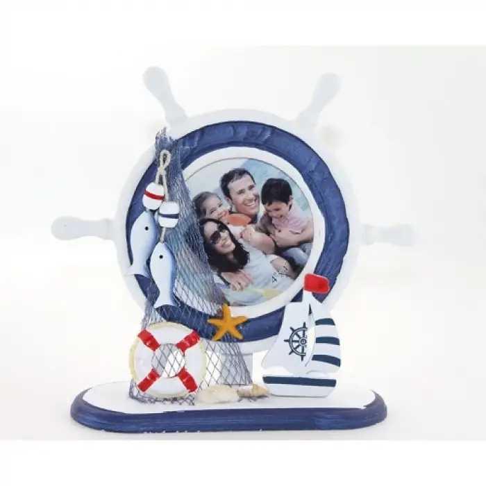 Ahşap Marin Dümenli Çerçeve Model 4