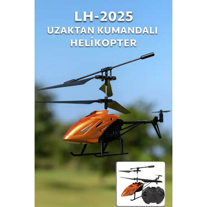 AirFlight LH-2025 RC Helikopter – LED Işıklı, Şarjlı, Kolay Kullanım