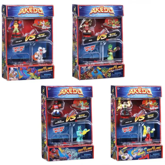 Akedo 2li Figür Seti AKE01000 - 1 Adet Fiyatıdır