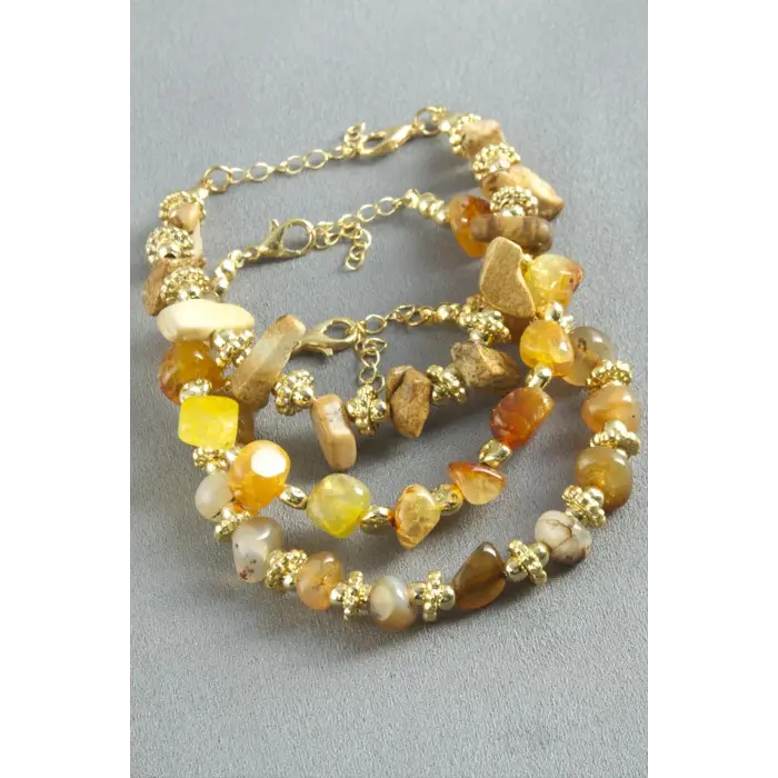 Akik Doğaltaş Bileklik