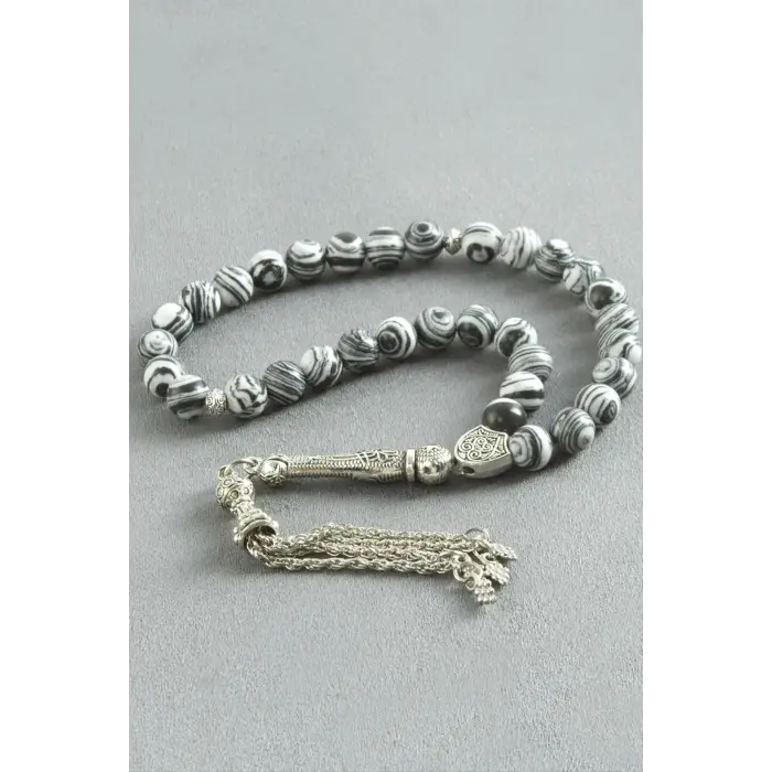 Akik Doğaltaş Tesbih 8 mm