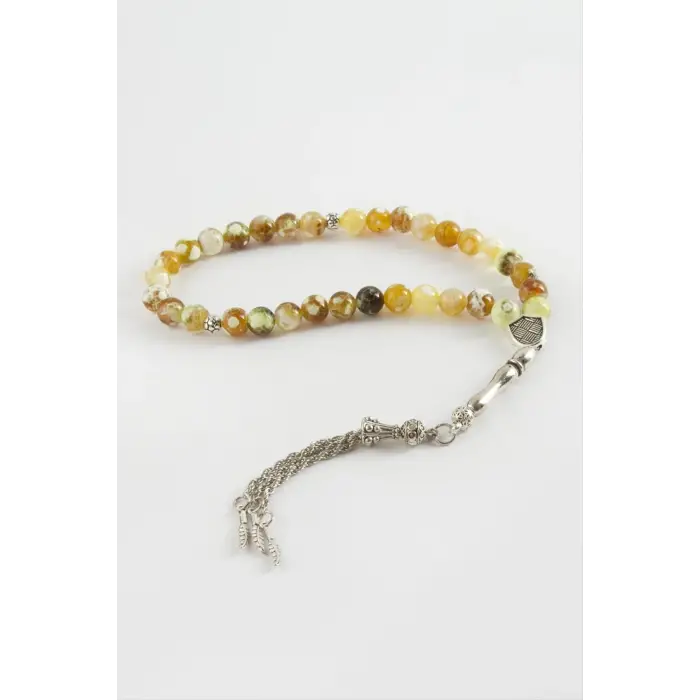 Akik Doğaltaş Tesbih 8 mm