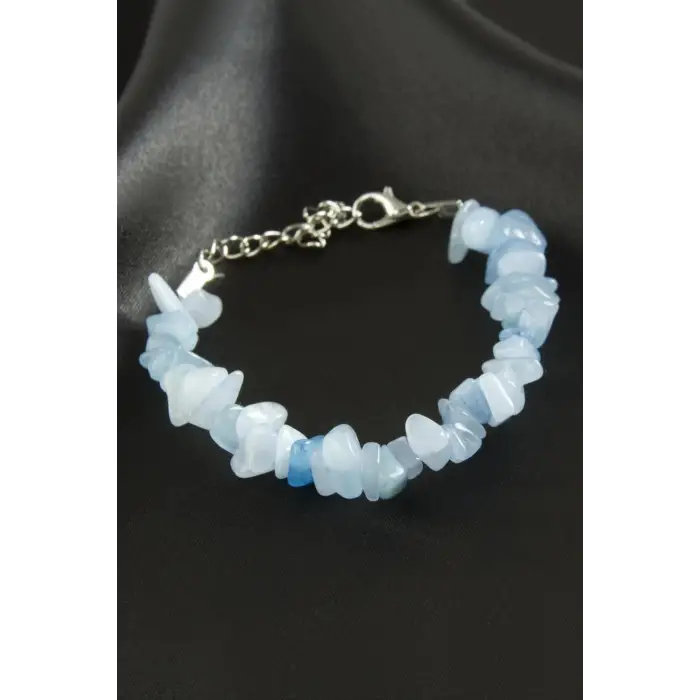 Akik Kırık Doğaltaşlı Bileklik