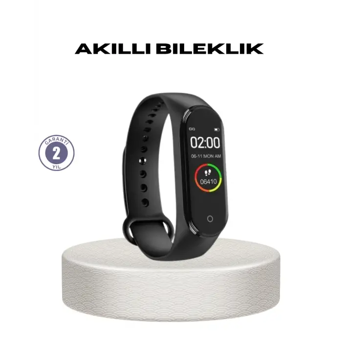 Akıllı Bileklik 0.96 İnç Ekran Kalp Atışlı Kan Basınçlı IP67 Suya Dayanıklı