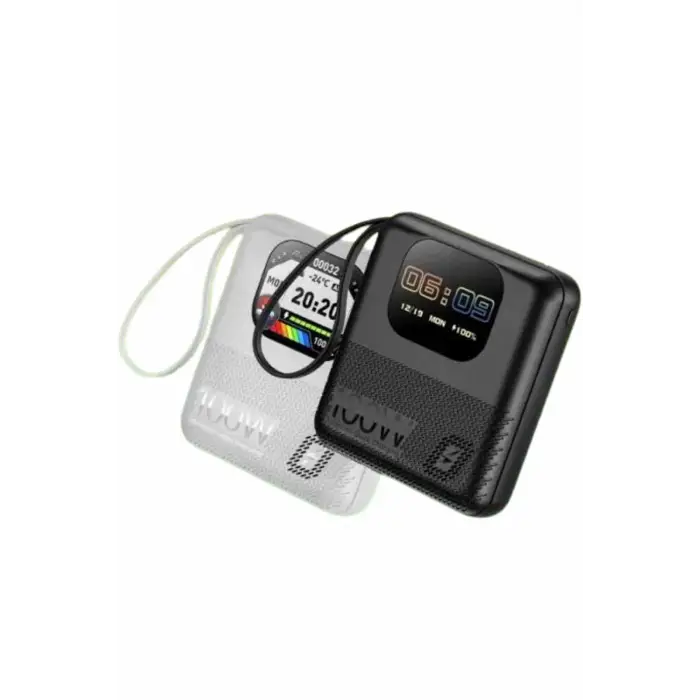 Akıllı Powerbank 10.000 Mah Ekranlı Müzik Dinleme Oyun Oynama Bluetooth Bağlantılı