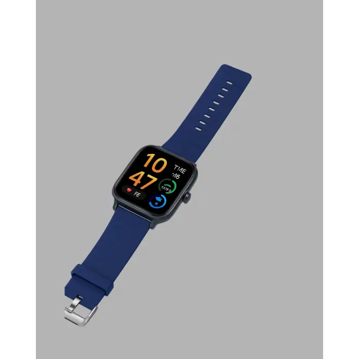 Akıllı Saat 360 mAh Çoklu Spor Modlu Lacivert Siyah Kordon