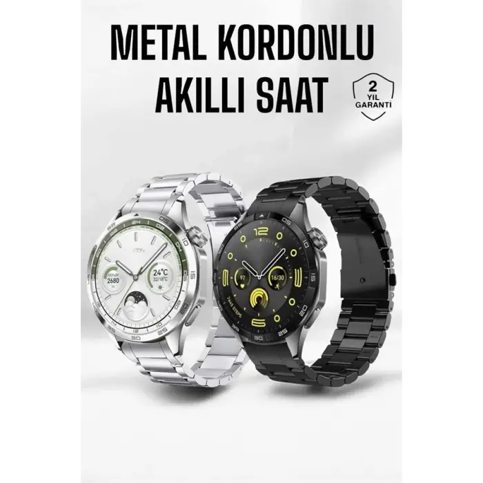 Akıllı Saat Bildirim Görme Amoled Ekran GPS Uyumlu Sesli Görüşme