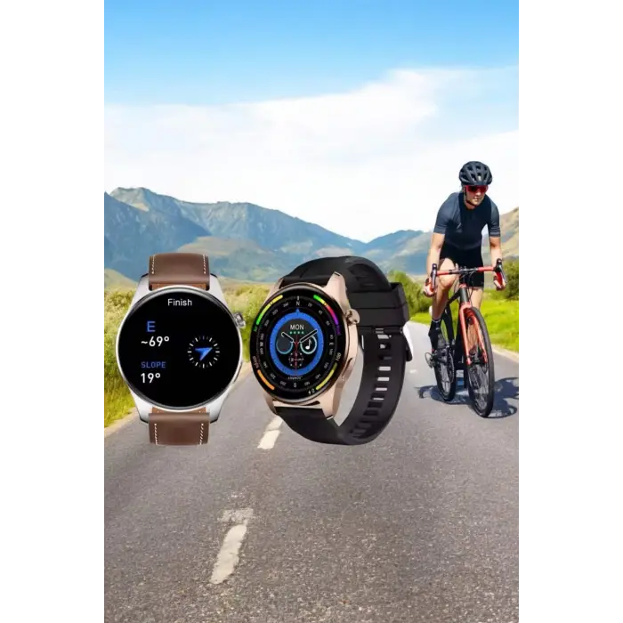 Akıllı Saat Sesli Görüşme NFC ve GPS Uyumlu Bluetooth Bağlantılı