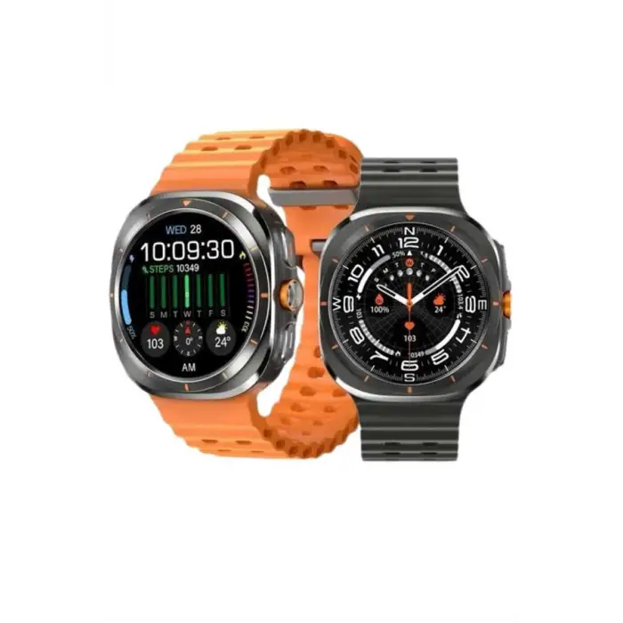 Akıllı Saat Unısex Zarif Görünümlü Titanyum Kasa Amoled Ekran Müzik Dinleme