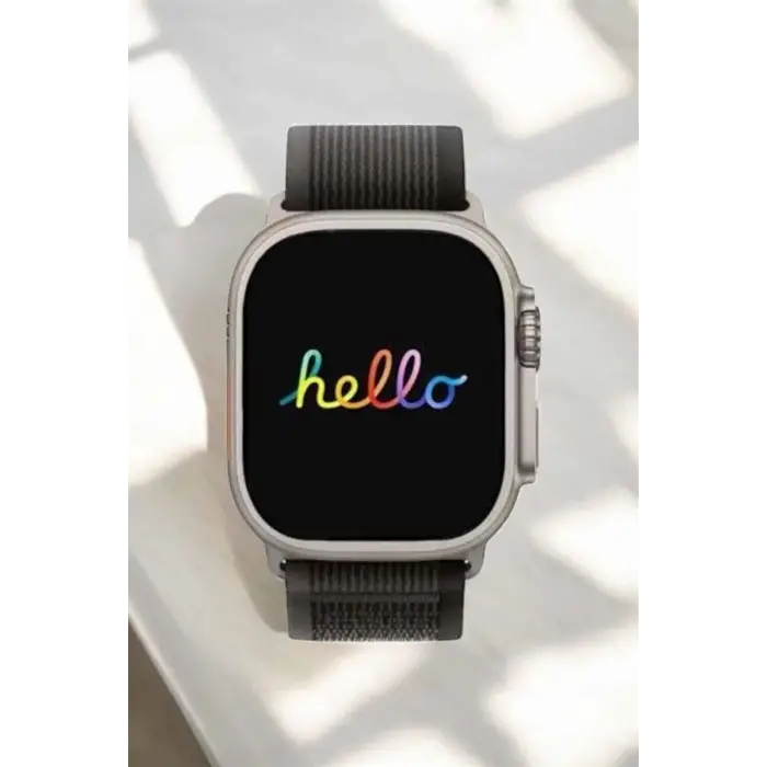 Akıllı Saat Yeni Nesil Sesli Asistan Uyku ve Sağlık Takibi Adımsayar