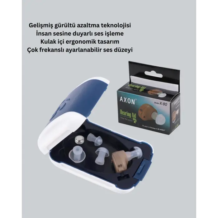 K80 Yüksek Performanslı Kulak İçi Ses Destek Ünitesi