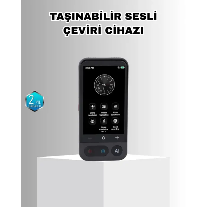 Akıllı Taşınabilir Tercüman – 17 Çevrimdışı, 139 Çevrimiçi Dil Desteği