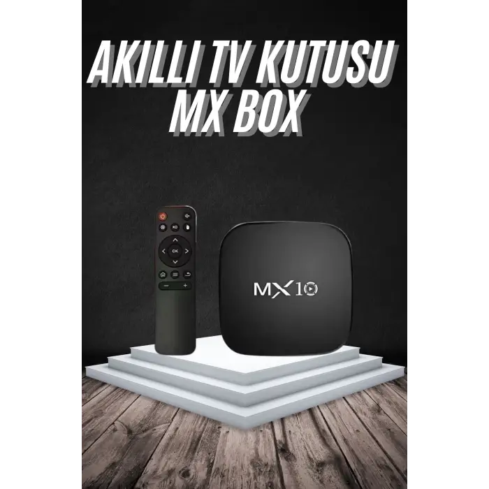 Akıllı TV kutusu Mx Box Android 7.1 TV kutusu 2.4G Wifi