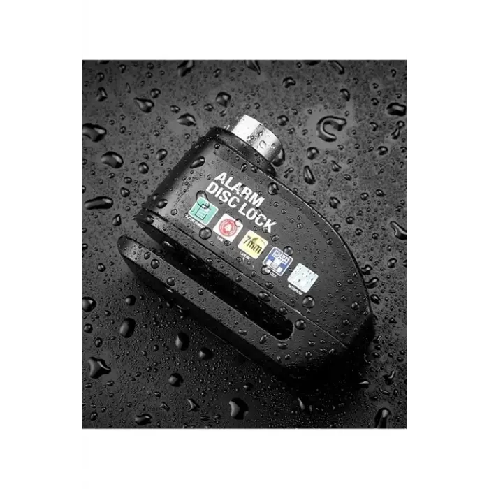 Alarmlı Disk Kilidi Motorsiklet Scooter Bisiklet Sesli Alarm 110 Desibel Yüksek Ses