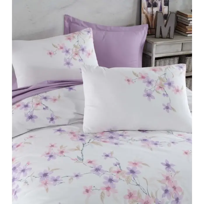 Altınbaşak Creaforce Çift Kişilik Nevresim Takımı Lava Puce