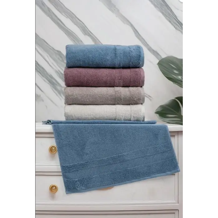 Altınbaşak Jakarlı 4´lü 50x90 El Havlusu Nadine