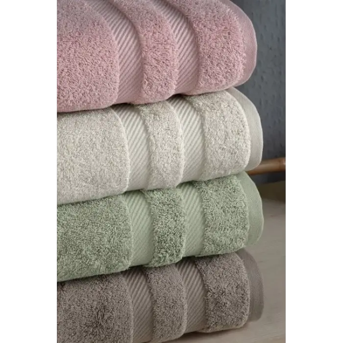 Altınbaşak Jakarlı 4´lü 50x90 El Havlusu Nori