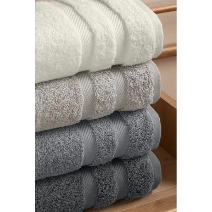 Altınbaşak Jakarlı 4´lü 50x90 El Havlusu Nori V2