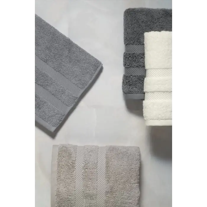 Altınbaşak Jakarlı 4´lü 50x90 El Havlusu Nori V2