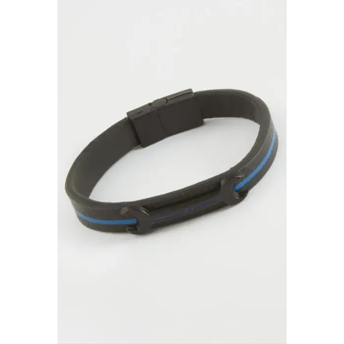 Anahtar Mıknatıslı Suni Deri Bileklik