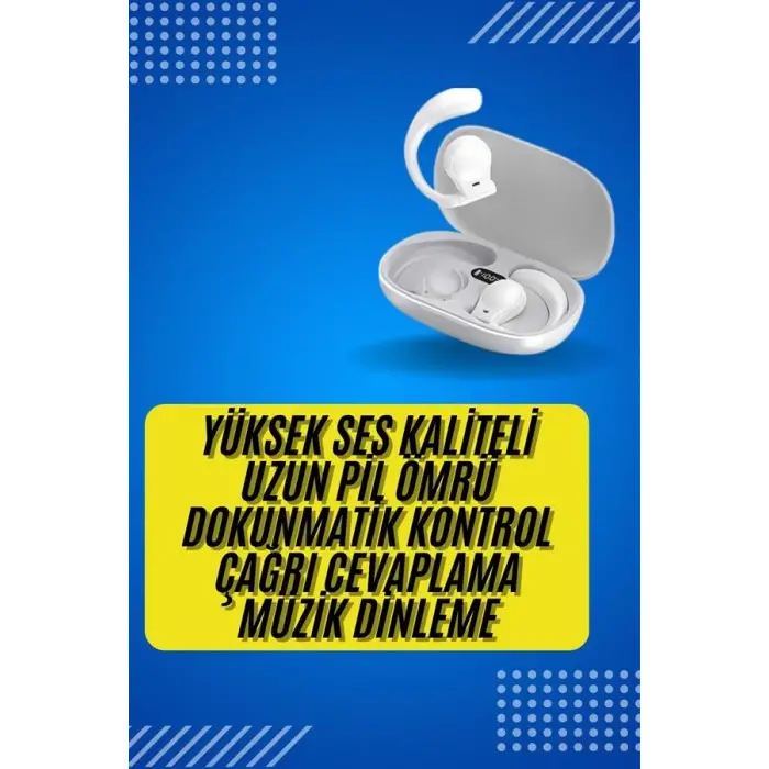 Android ve İOS Uyumlu Bluetooth Küpe Kulaklık Bluetooth Kulaklık Kablosuz