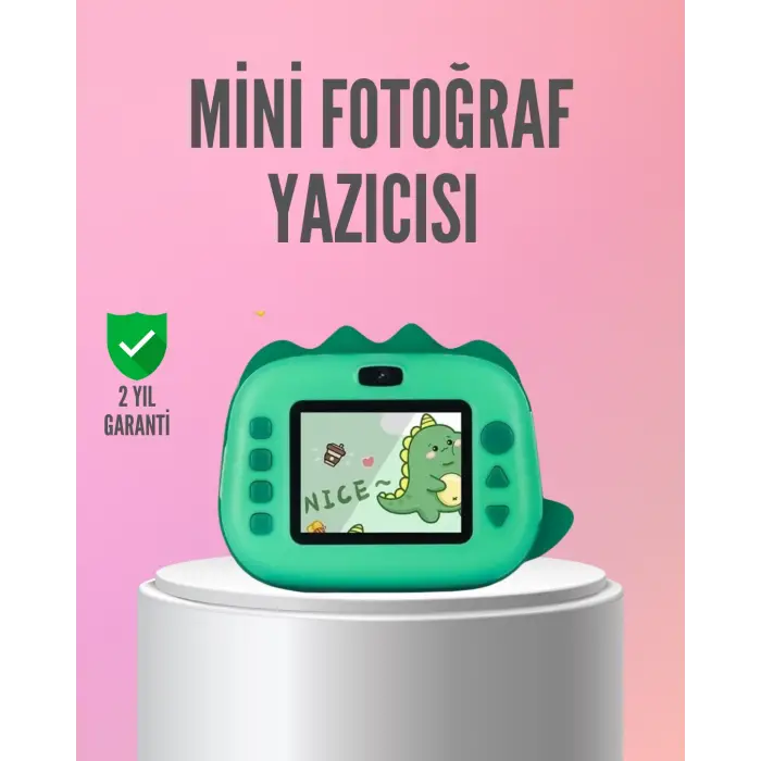 Anında Baskı Özellikli GCH62 Çift Lensli Dijital Kamera