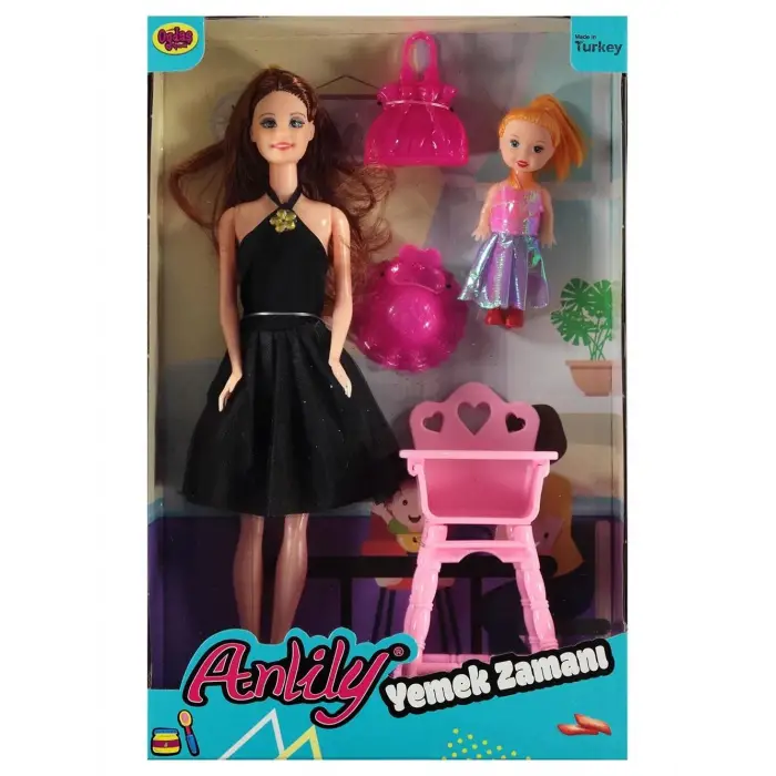 Anlily Bebek Manken Bebek Yemek Zamanı