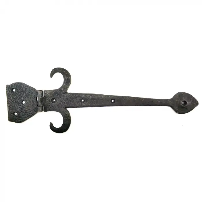 Eco Lounge Antika Tarz Dekoratif Pirinç Kuyruklu Çanak Menteşe - 137x390 mm, Oksit