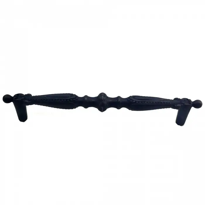 Antika Tarz Dekoratif Pirinç Yeni Sütun Mobilya Kulbu - 160mm, Oksit