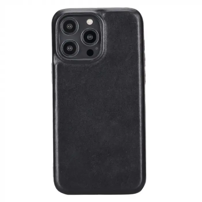 Apple iPhone 14 Pro Max Uyumlu Deri Arka Kapak ROCK RST1