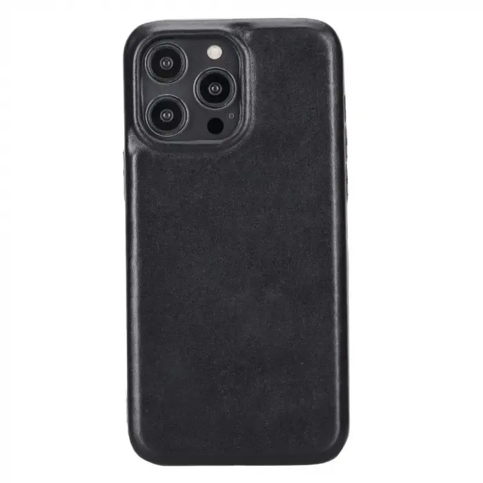 Apple iPhone 14 Pro Max Uyumlu Deri Arka Kapak ROCK RST1