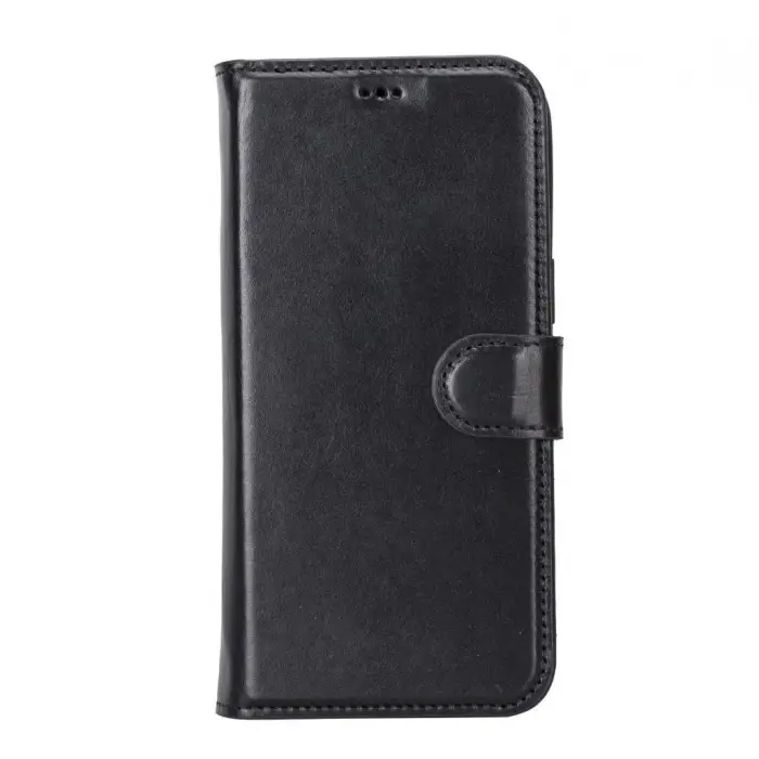 Apple iPhone 14 Pro Max Uyumlu Deri Cüzdanlı Kılıf MWWN RST1