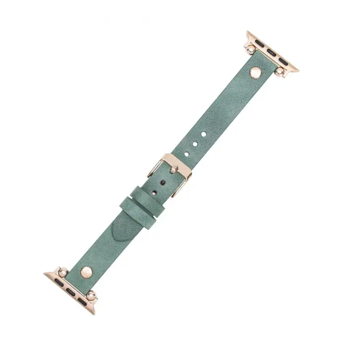 Apple Watch Uyumlu Deri Kordon 42-44-45mm Ferro RT CZ12