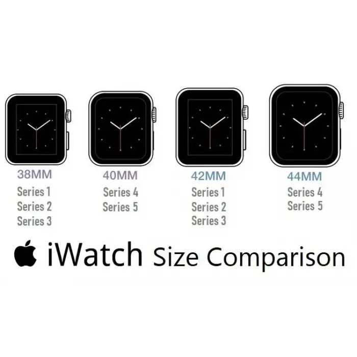 Apple Watch Uyumlu Deri Kordon 42-44-45mm RST1 Siyah