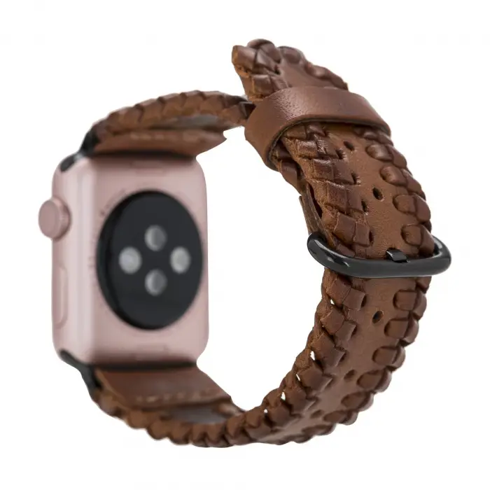 Apple Watch Uyumlu Deri Kordon 42-44-45mm SM58 RST2EF