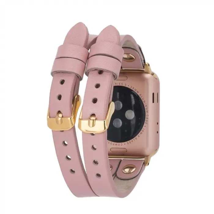 Apple Watch Uyumlu Deri Kordon Ely Double Tour GT NU2