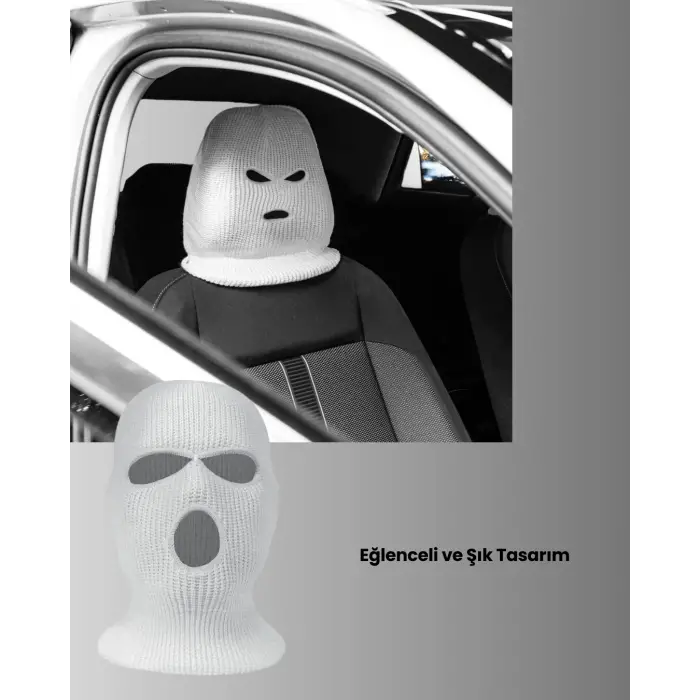 Araba Baş Dayanağı Kılıfı Yumuşak Yün Kumaş Dekoratif