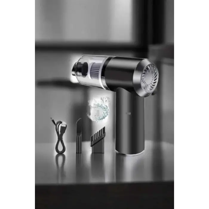 Araç İçi Süpürge Filtreli Şarjlı Süpürge Vakumlu Yıkanabilir