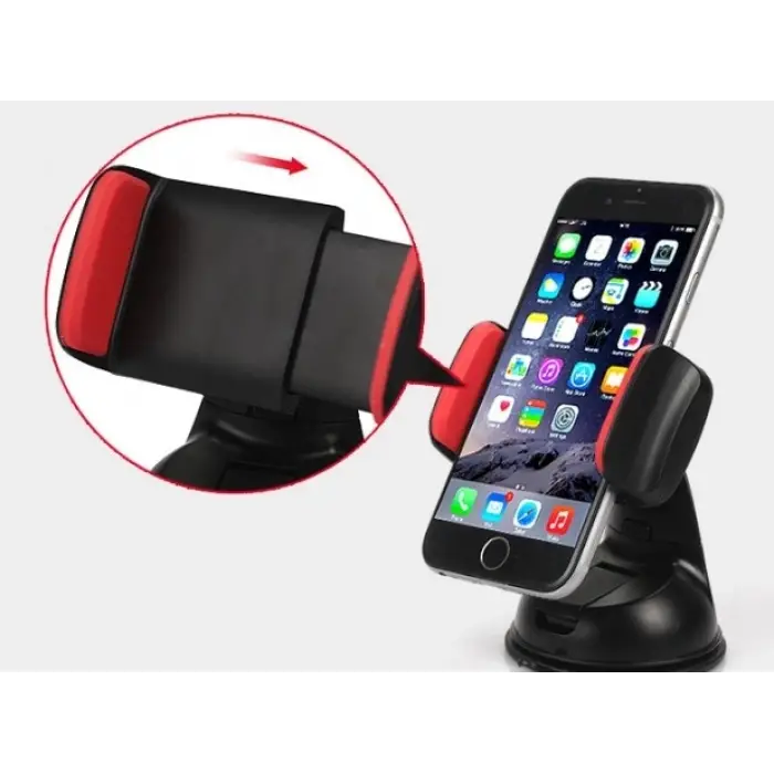 Araç İçi Torpido ve Cam Vakumlu Kısa Boy Telefon Tutucu