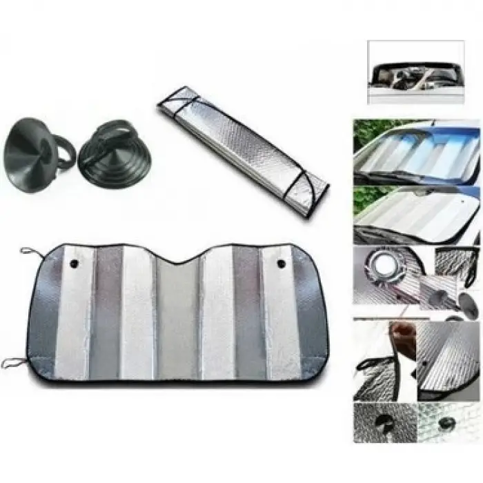 Araç Ön Cam Katlanabilir Güneşlik Isı Yansıma Önleyici Dacia Duster Honda Civic Ford Focus Skoda Superb