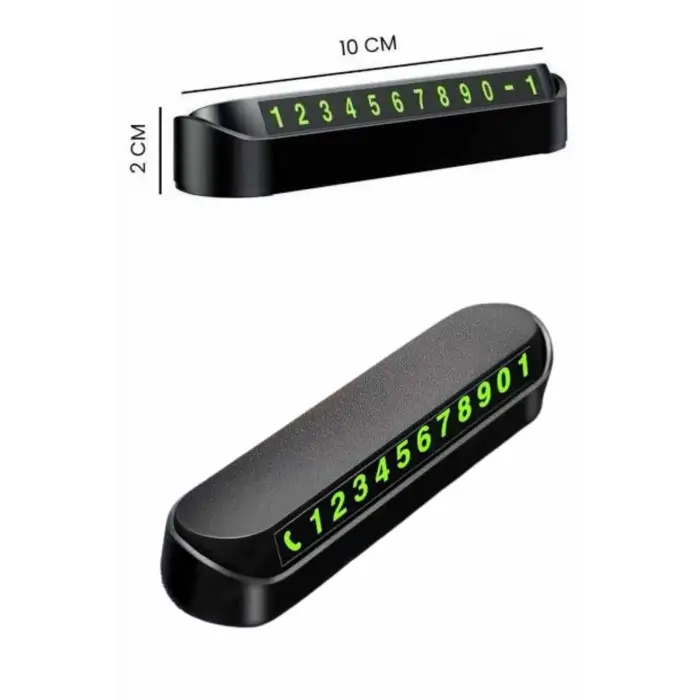 Araç Park Numaratörü Tüm Araçlara Uyumlu Araba Numaralık