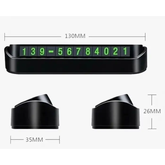 Araç Torpido Üstü Aç Kapa Numaratör Turuncu Kutu